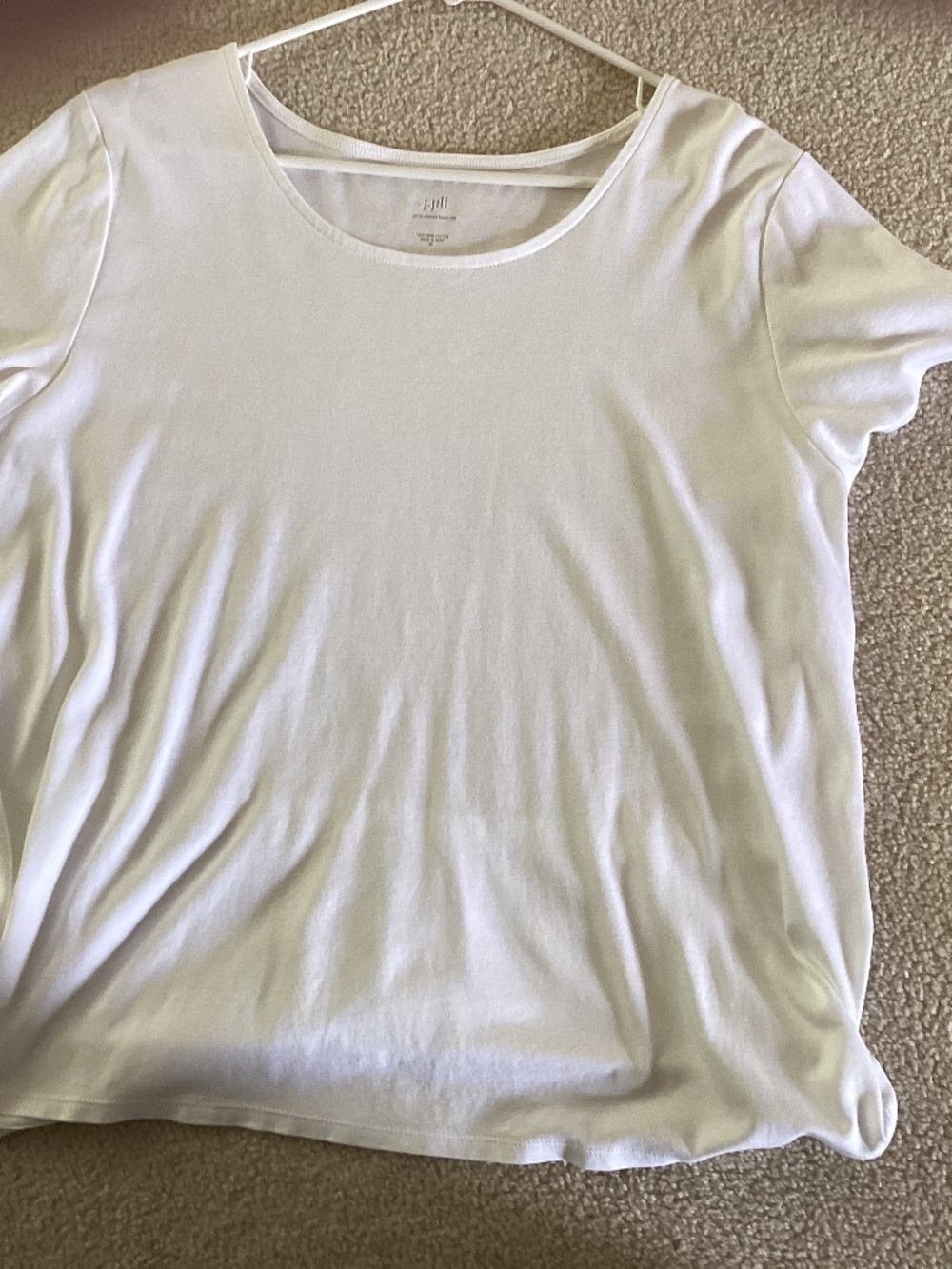 J Jill white top XL
